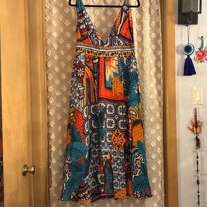 FARM Rio Multicolor Patterned Dress